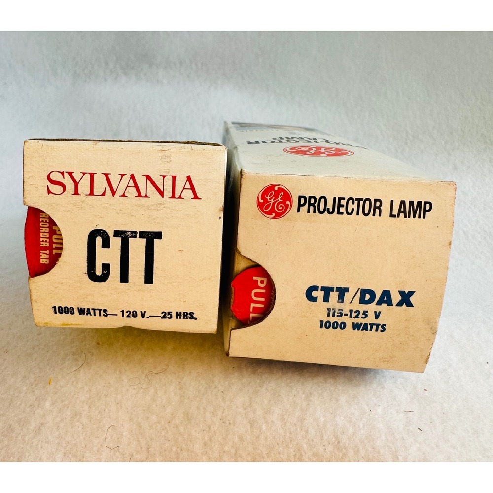 Sylvania CTT Projector Lamp Bulb 1000W 120V‎ Vintage Light Replacement